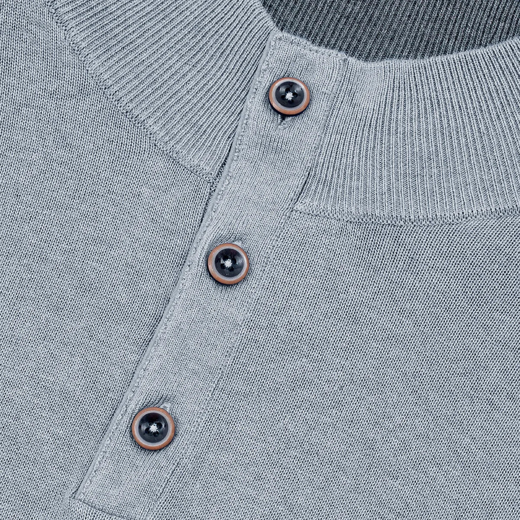 SWEATER GUY LAROCHE HALF BUTTON SW00073GL
