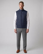 Chaleco Perry Ellis SW00094 - Azul Oscuro - Modelo cuerpo completo