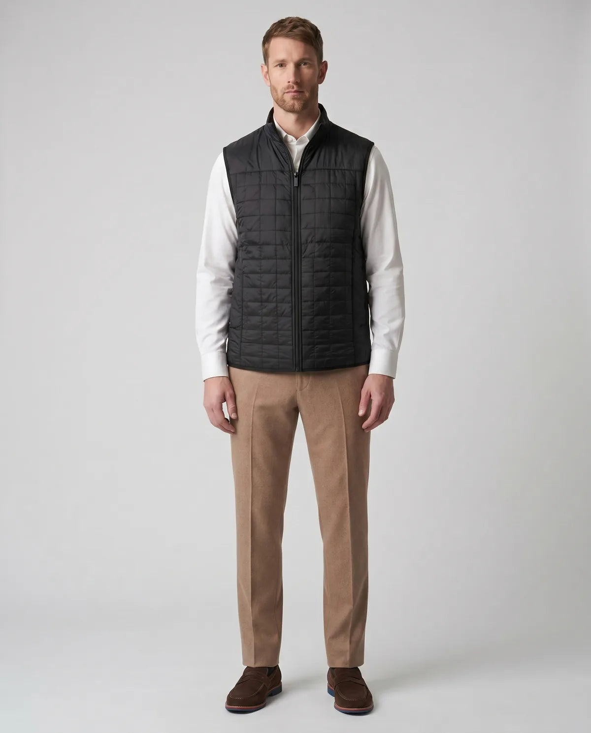 Chaleco Perry Ellis SW00094 - Negro - Modelo cuerpo completo