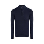 Sweater Perry Ellis Half Button SW00096 - Negro - frente