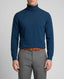 Sweater Perry Ellis Turtle Neck SW00097 - Azul Oscuro - Modelo frente medio