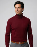 Sweater Perry Ellis Turtle Neck SW00097 - Rojo - Modelo frente medio