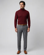 Sweater Perry Ellis Turtle Neck SW00097 - Rojo - Modelo cuerpo completo
