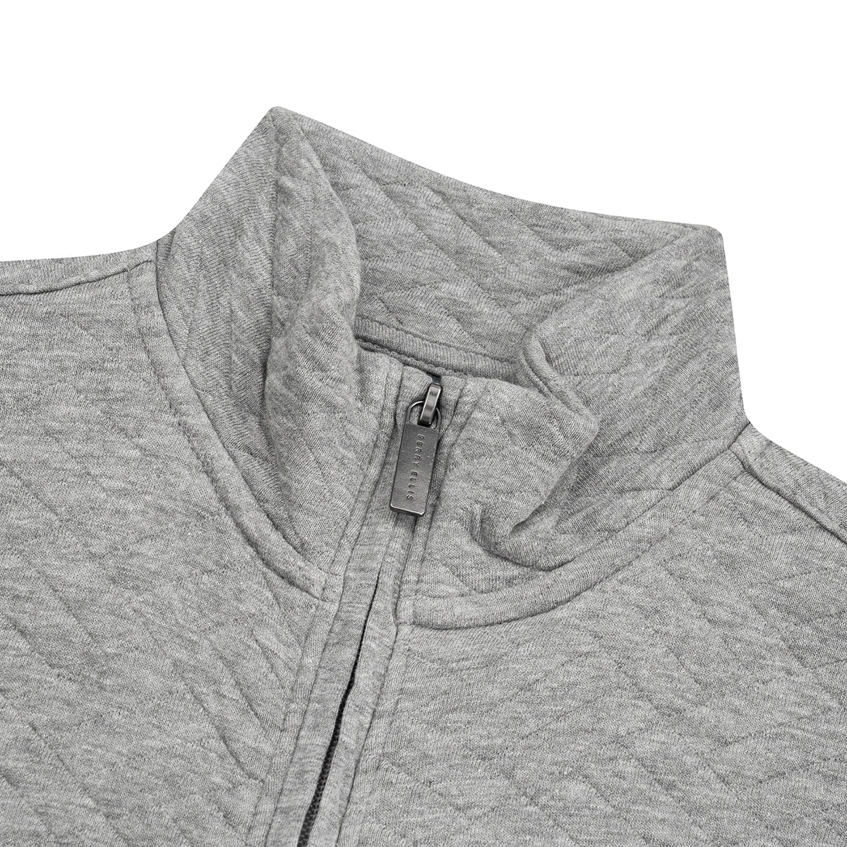 Sweater con cremallera en color gris de Perry Ellis SW00104021