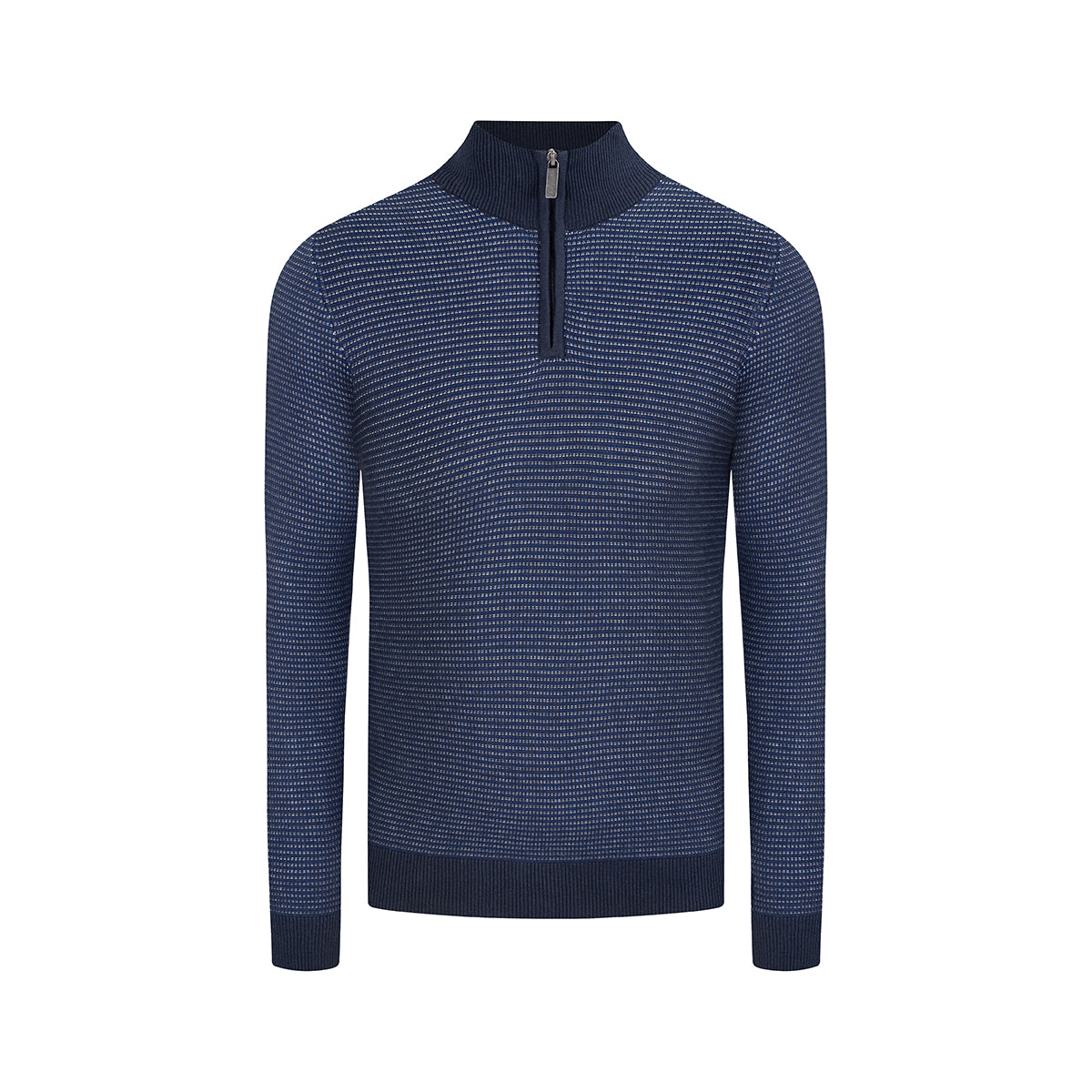 Sweater con cremallera en azul de Perry Ellis SW00105013