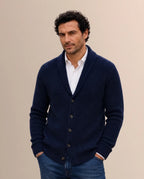 Sweater Algodón Shawl Neck Brooks Brothers SW00124 - Modelo lifestyle