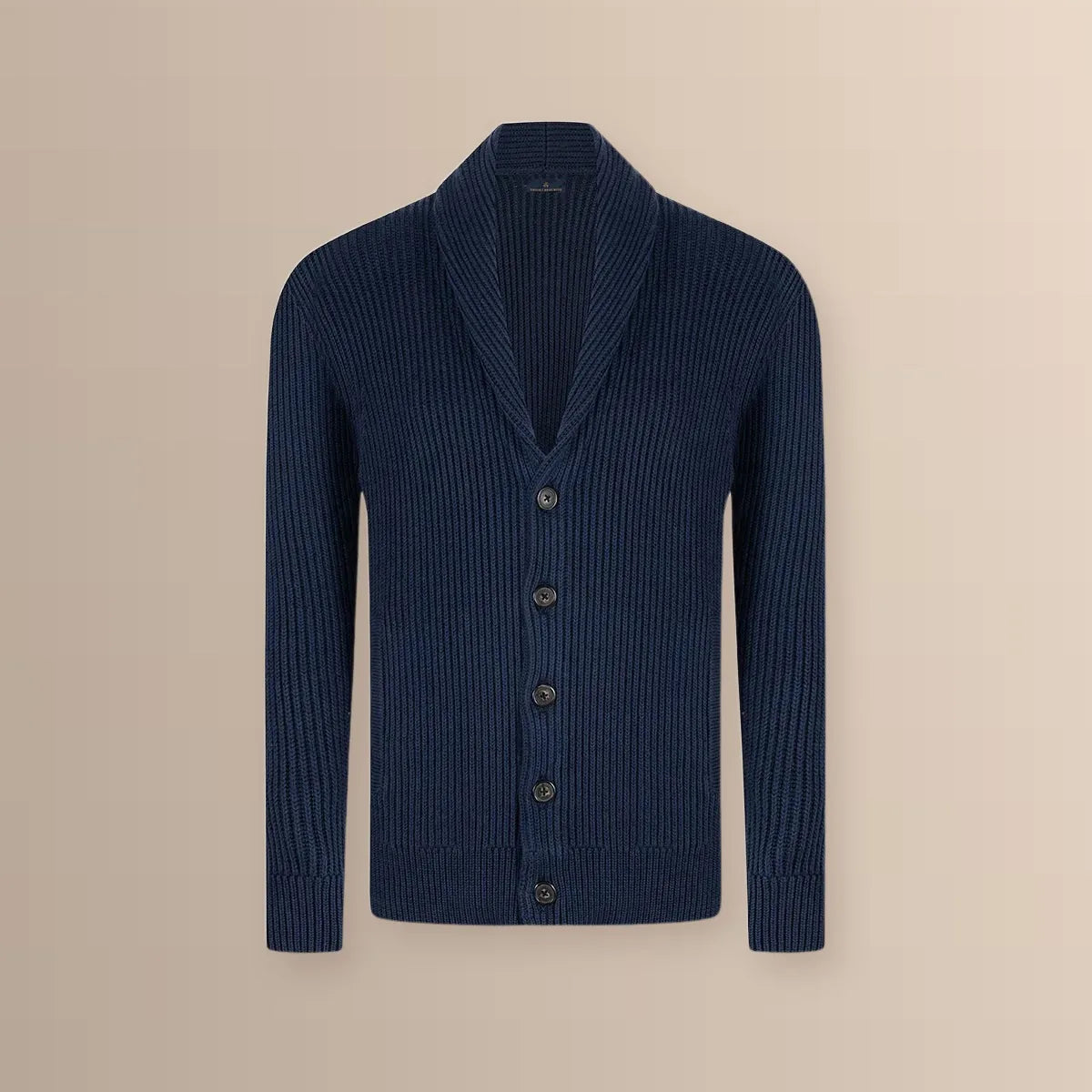 Sweater Algodón Shawl Neck Brooks Brothers SW00124 - Frente ghost mannequin