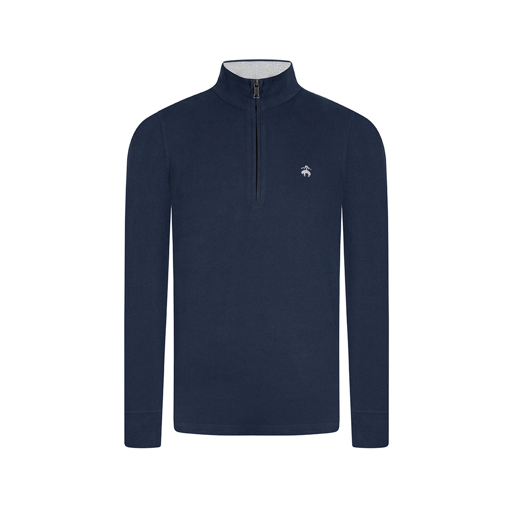 Sweater Algodón 100% Brooks Brothers SW00125 - Azul Oscuro - Frente ghost mannequin