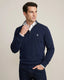 Sweater Algodón 100% Brooks Brothers SW00125 - Azul Oscuro - Modelo plano americano lookbook