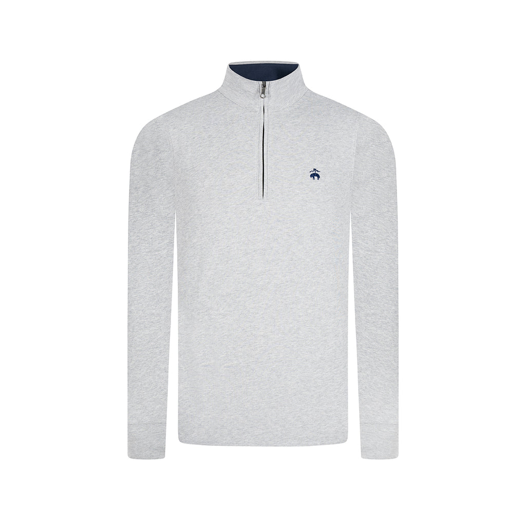 Sweater Algodón 100% Brooks Brothers SW00125 - gris-4 - Frente ghost mannequin