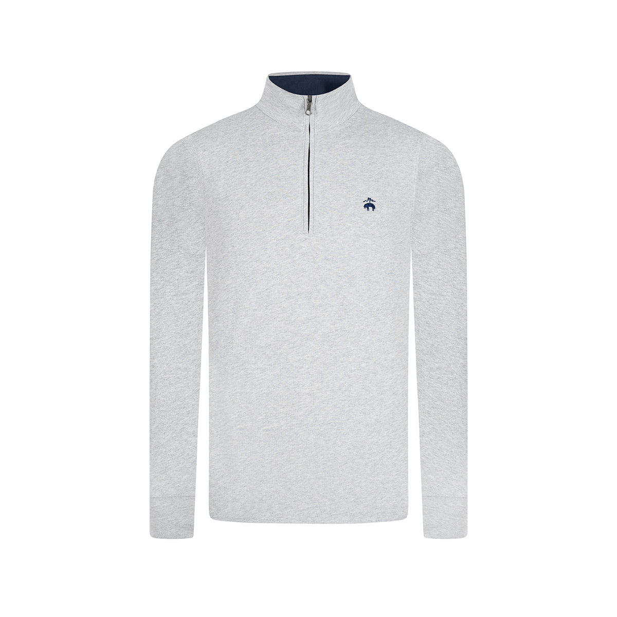 Sweater Algodón 100% Brooks Brothers SW00125 - gris-4 - Frente ghost mannequin