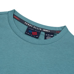 Camiseta verde con dise¤o de Perry Ellis TS00020071