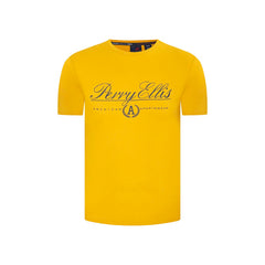 Camiseta Amarilla con dise¤o de Perry Ellis TS00020082