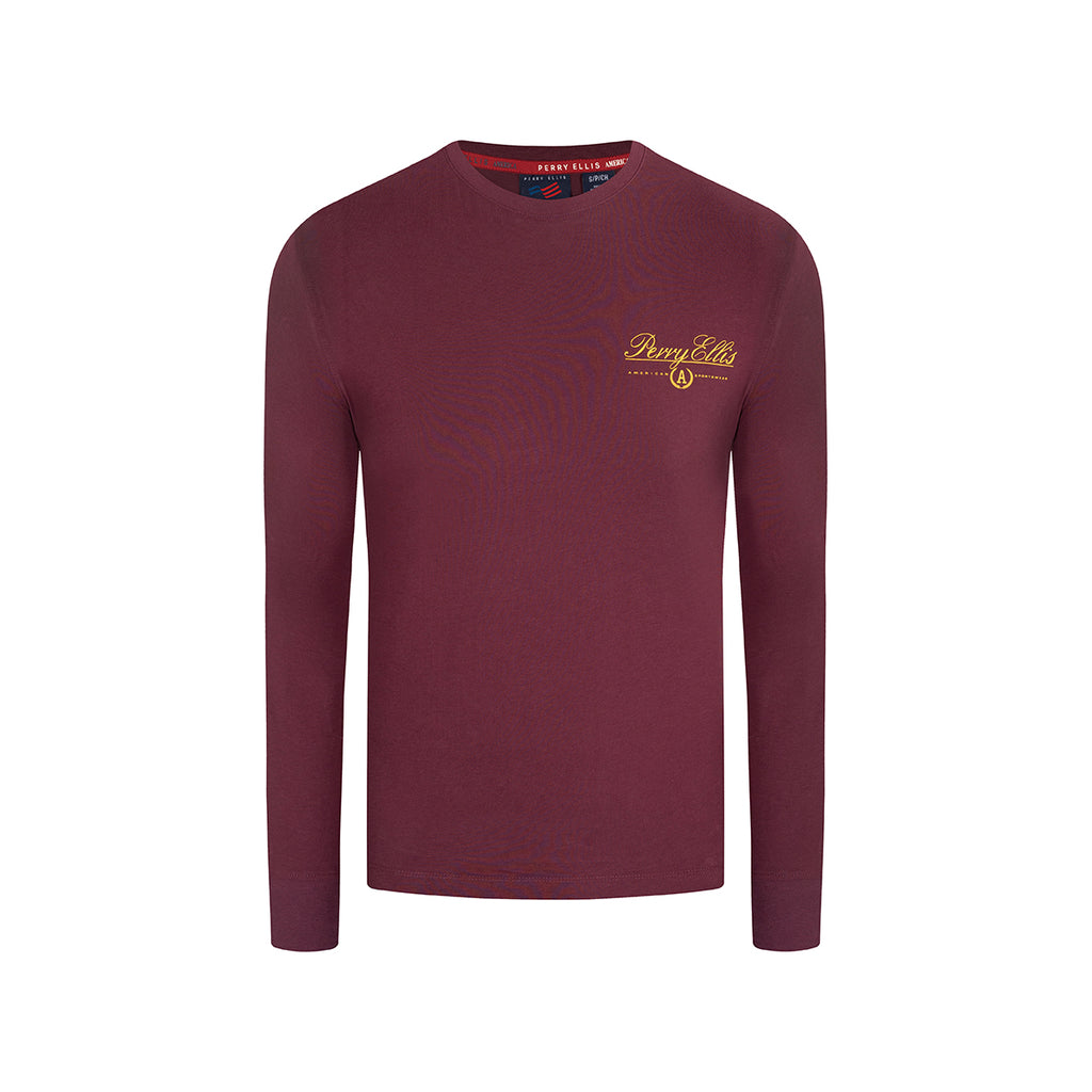 T-Shirt Perry Ellis Manga Larga TS00021
