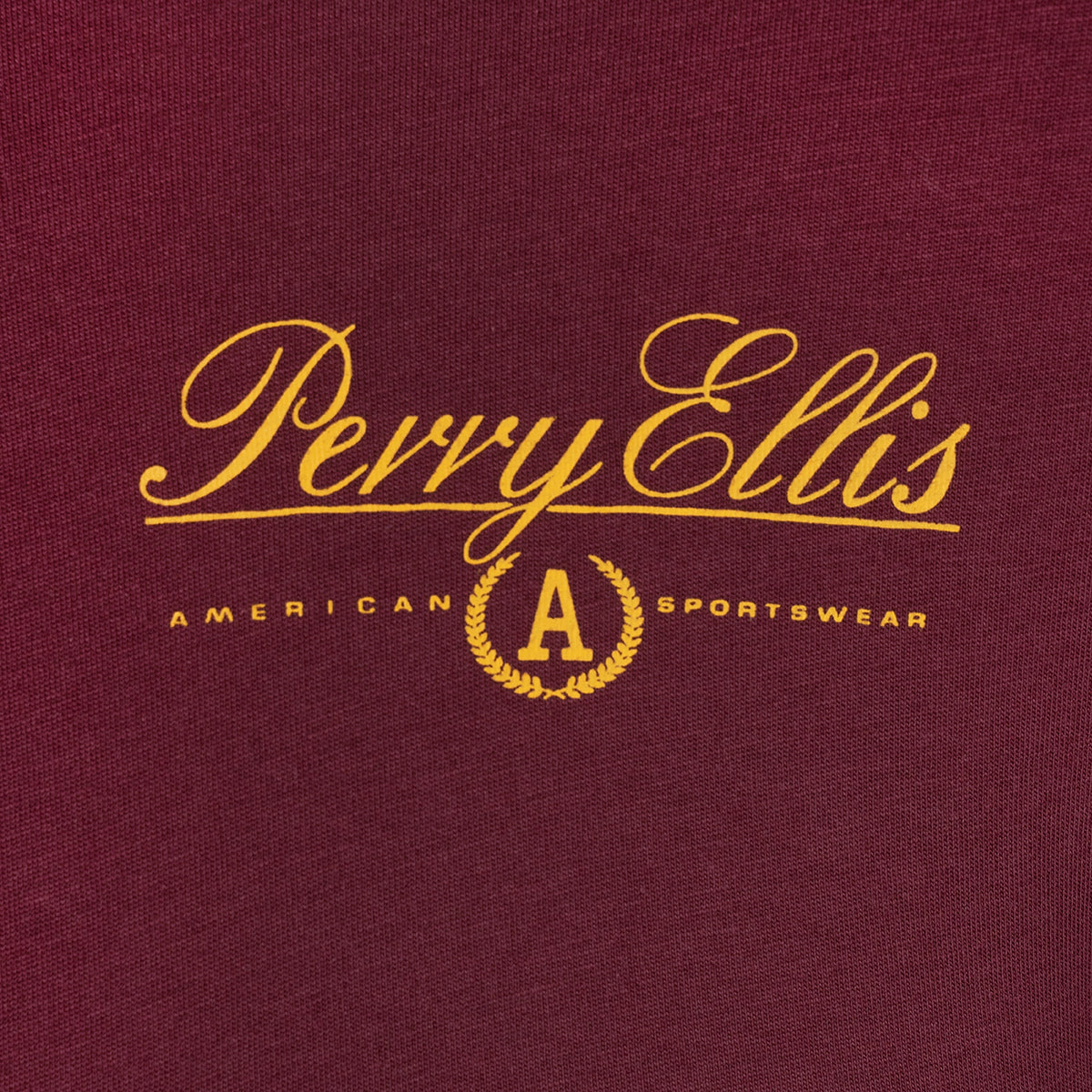 Camiseta manga larga color vinotinto de Perry Ellis TS00021151