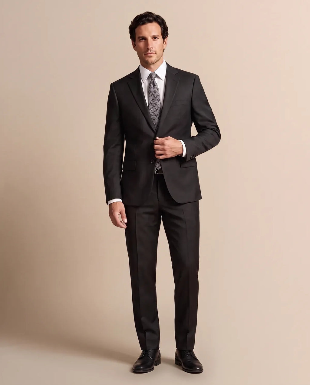 Vestido Slim Fit Brooks Brothers VE00000C-BB - Negro - Lifestyle editorial
