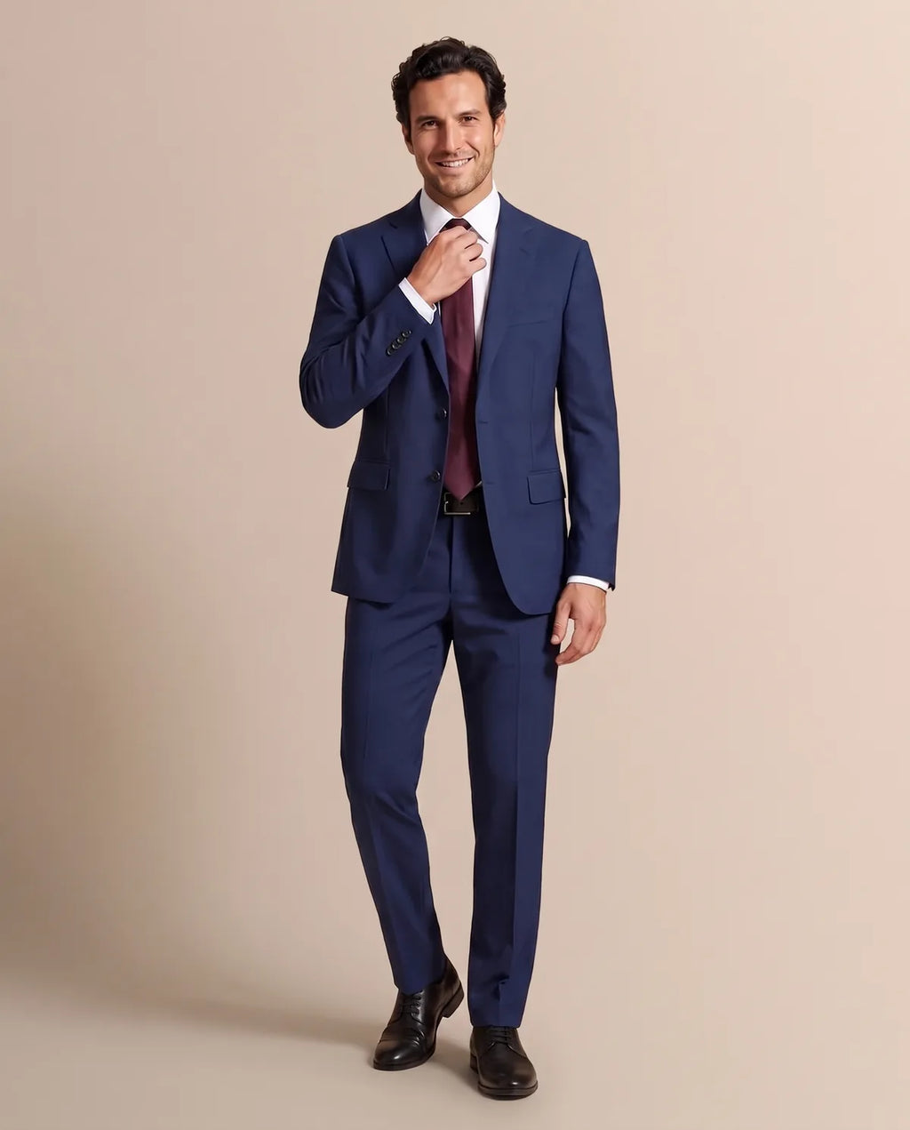 Vestido Slim Fit Brooks Brothers VE00000C-BB - Azul Oscuro - Lifestyle editorial