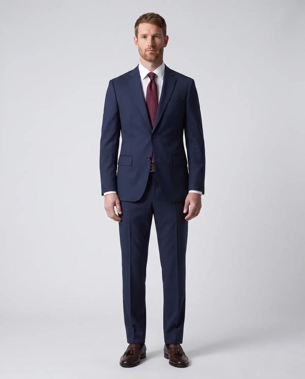 Vestido Classic Fit Brooks Brothers VE00000B-BB - Azul Oscuro - Modelo cuerpo completo