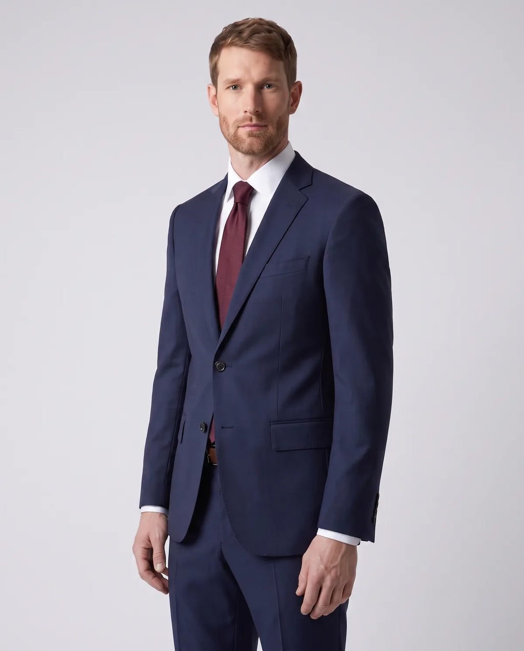 Vestido Classic Fit Brooks Brothers VE00000B-BB - Azul Oscuro - Modelo cuerpo completo