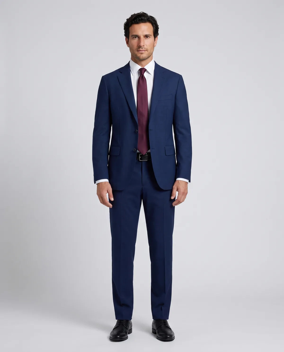Vestido Slim Fit Brooks Brothers VE00000C-BB - Azul Oscuro - Modelo cuerpo completo