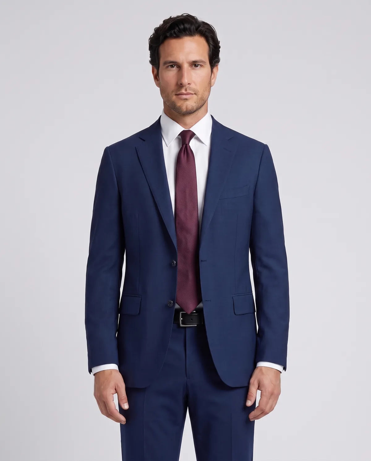 Vestido Slim Fit Brooks Brothers VE00000C-BB - Azul Oscuro - Modelo cuerpo completo