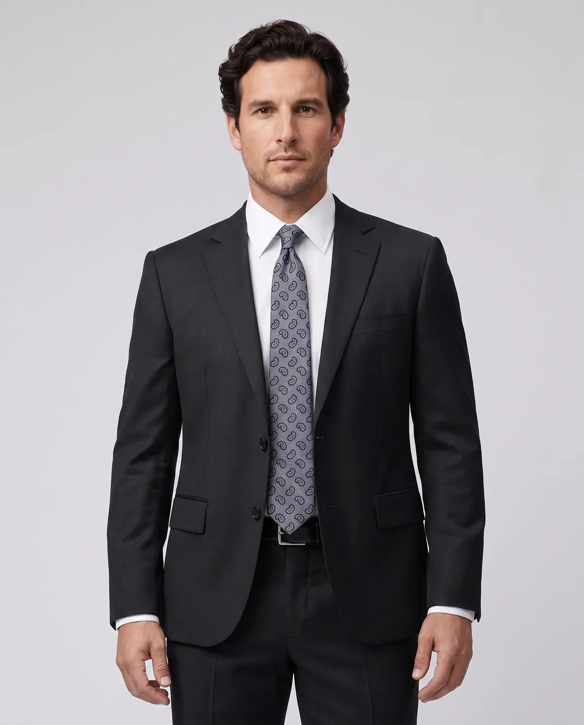 Vestido Slim Fit Brooks Brothers VE00000C-BB - Negro - Modelo cuerpo completo