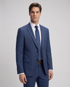 Vestido Classic Fit Guy Laroche VE00001 - Azul Medio - Modelo cuerpo completo