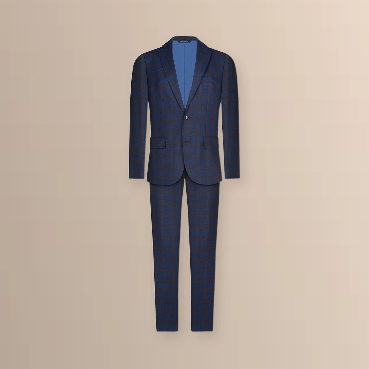Vestido Classic Fit Brooks Brothers VE04247 - Azul Rey - Ghost mannequin cuerpo completo