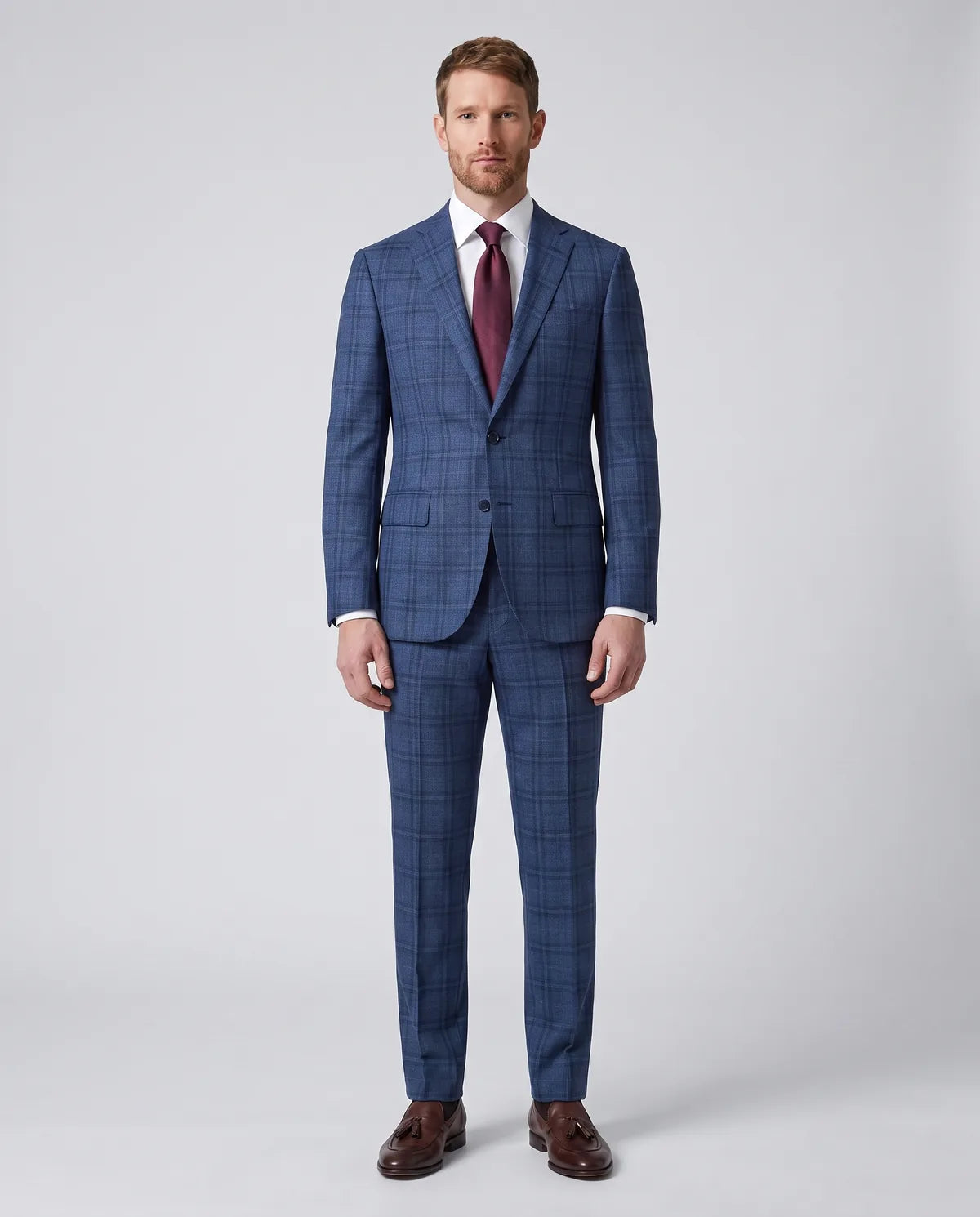 Vestido Classic Fit Azul Medio Brooks Brothers VE04248 Imagen secundaria del producto