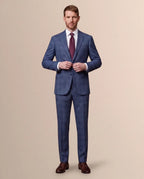 Vestido Classic Fit Azul Medio Brooks Brothers VE04248 - Azul Medio - Modelo cuerpo completo