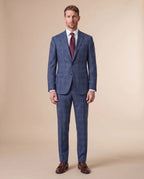 Vestido Classic Fit Azul Medio Brooks Brothers VE04248 - Azul Medio - Modelo cuerpo completo