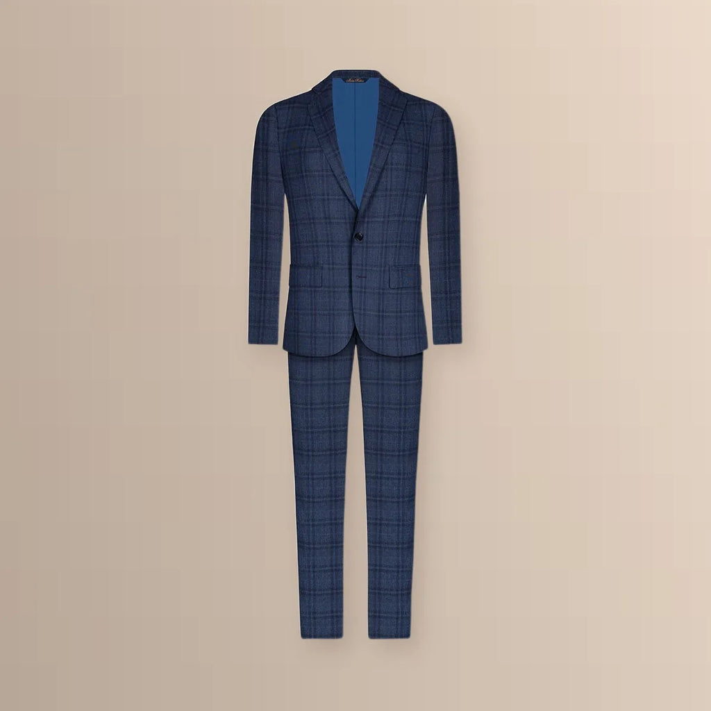 Vestido Classic Fit Azul Medio Brooks Brothers VE04248 - Ghost mannequin cuerpo completo