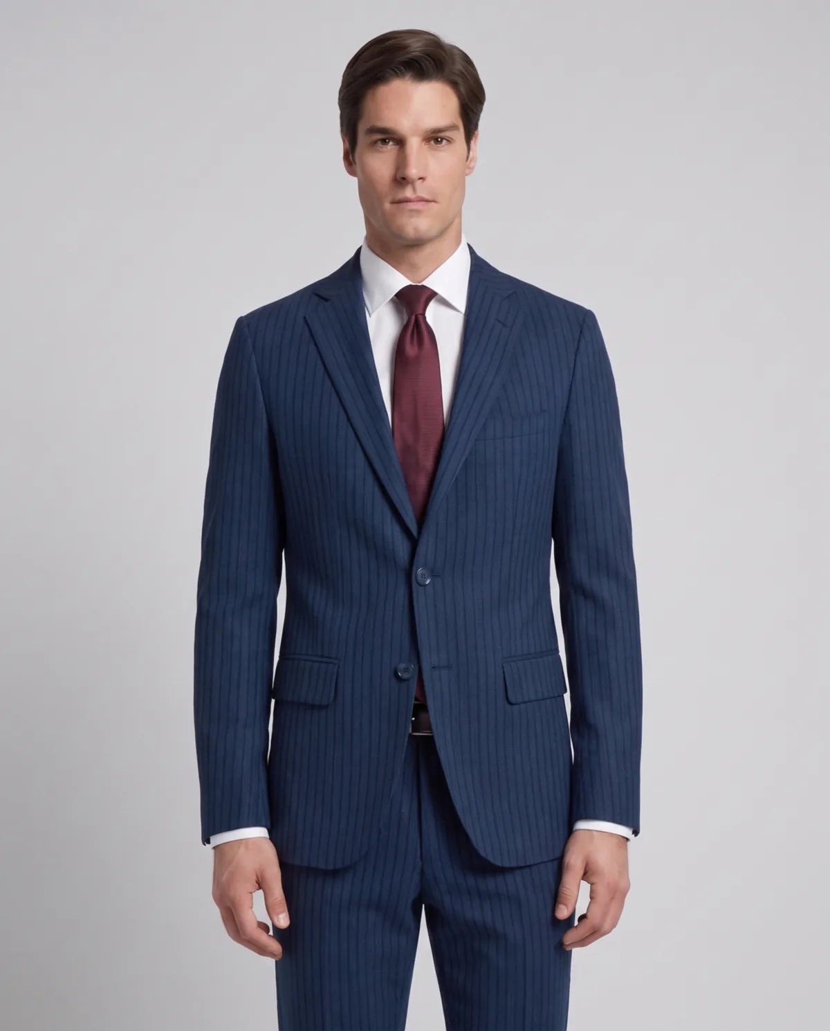 Vestido Classic Fit Austin Reed VE04250 - Azul Oscuro - Modelo cuerpo completo