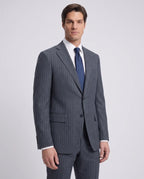 Vestido Classic Fit Austin Reed VE04250 - gris-4 - Modelo cuerpo completo