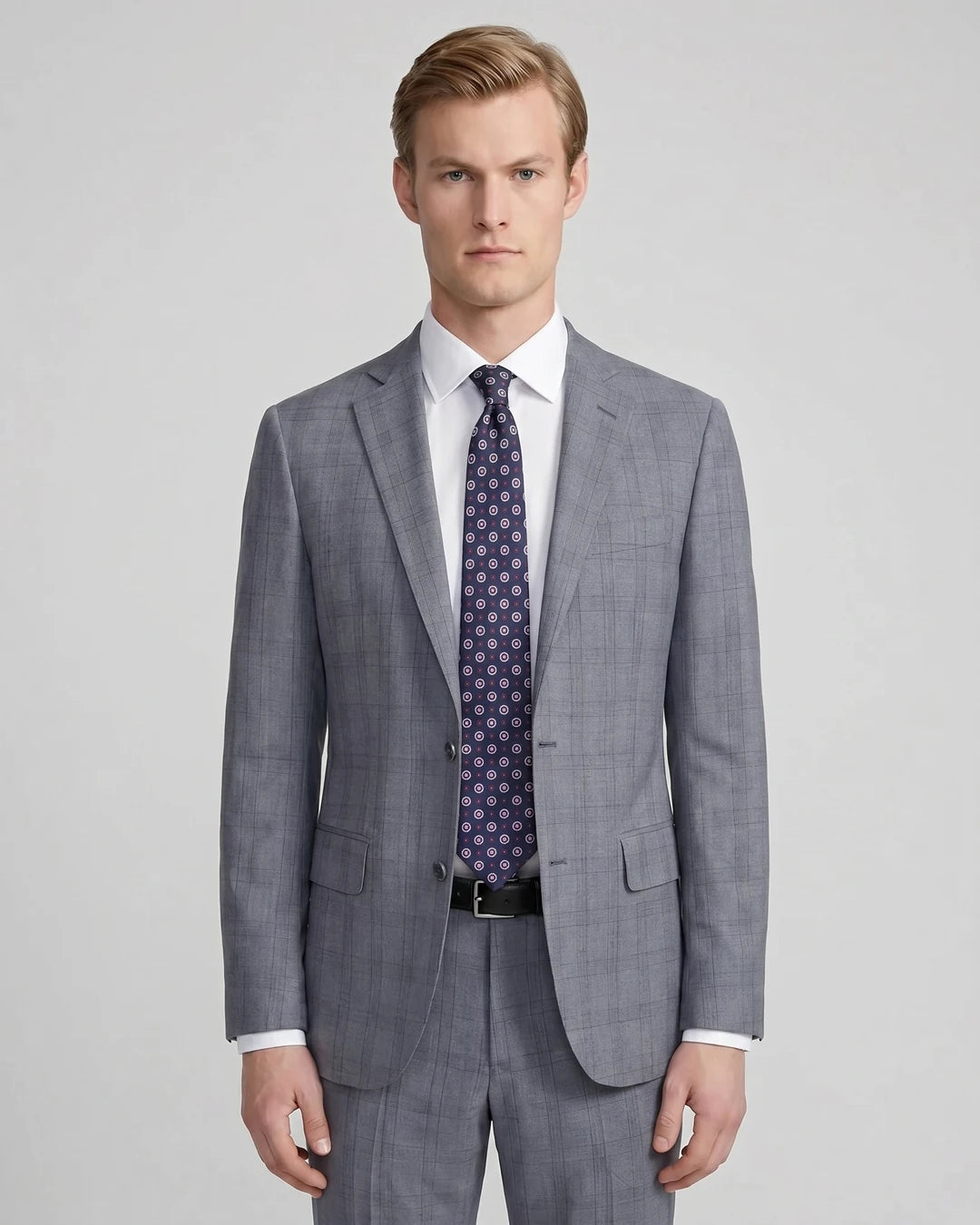 Vestido Classic Fit Gris Medio Brooks Brothers VE04251 Imagen secundaria del producto