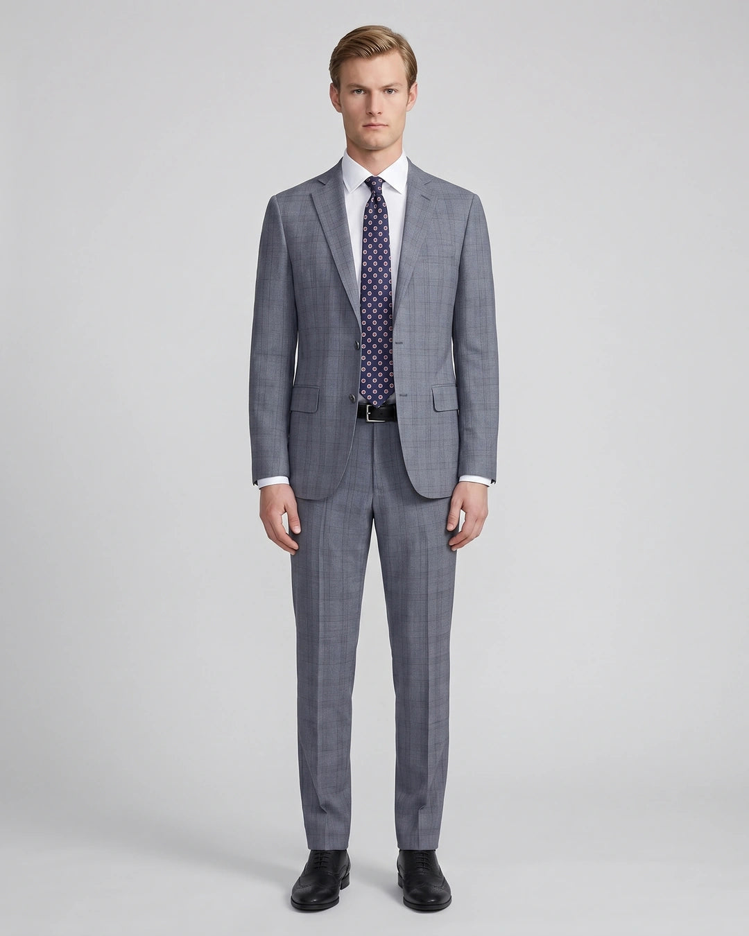 Vestido Classic Fit Gris Medio Brooks Brothers VE04251 Imagen secundaria del producto