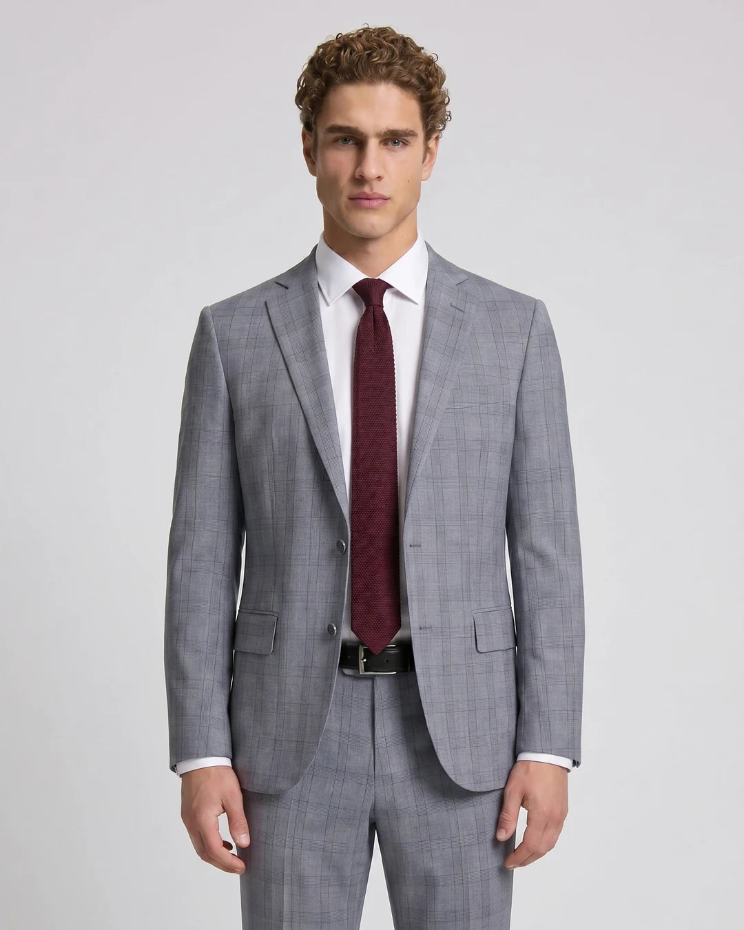 Vestido Classic Fit Gris Medio Brooks Brothers VE04254 Imagen secundaria del producto