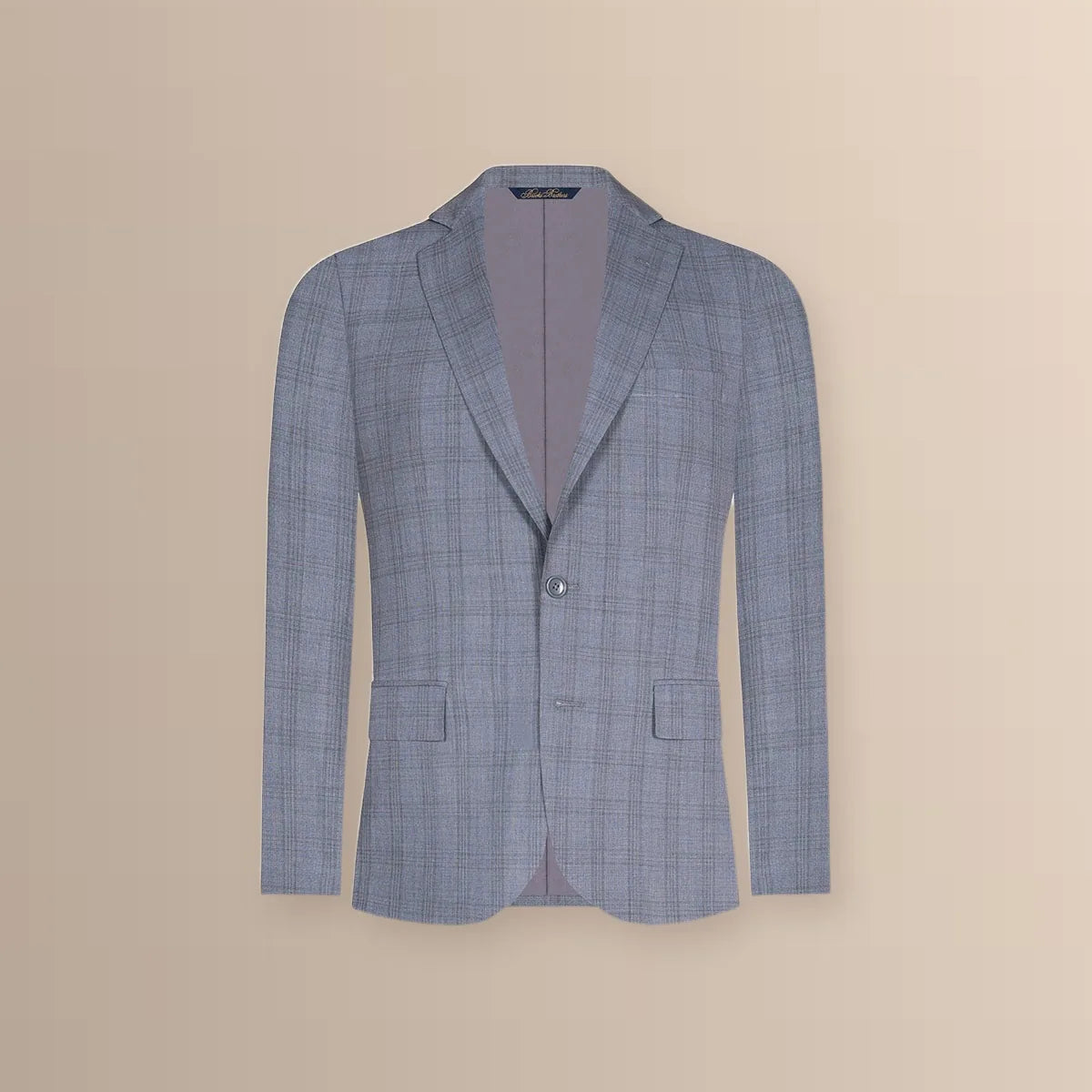 Vestido Classic Fit Gris Medio Brooks Brothers VE04254 - Ghost mannequin frente blazer