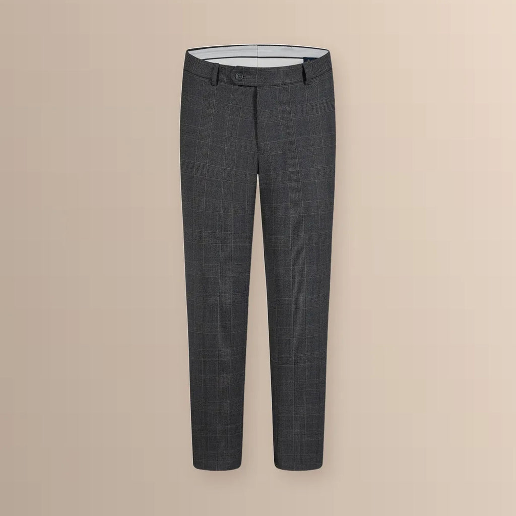 Vestido Classic Fit Azul Oscuro Lana 100% Brooks Brothers VE04279 - gris-4 - Detalle pantalón