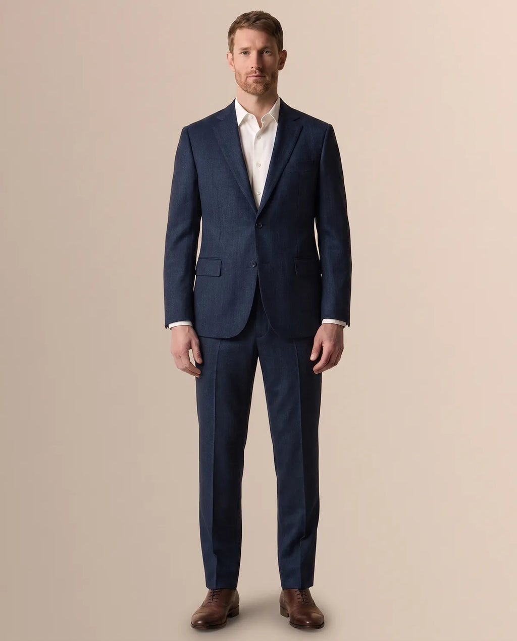 Vestido Classic Fit Brooks Brothers VE04279 - Azul Oscuro - Modelo cuerpo completo