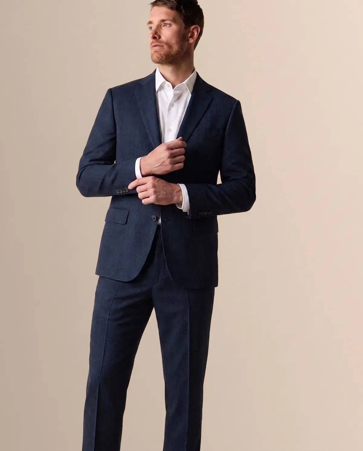 Vestido Classic Fit Brooks Brothers VE04279 - Azul Oscuro - Modelo frente medio