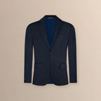 Vestido Classic Fit Azul Oscuro Lana 100% Brooks Brothers VE04280 - Ghost mannequin frente blazer