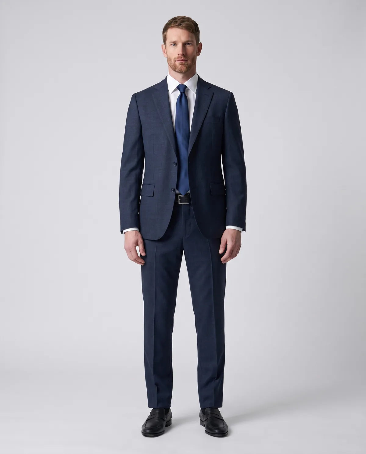 Vestido Classic Fit Azul Oscuro Lana 100% Brooks Brothers VE04280 Imagen secundaria del producto