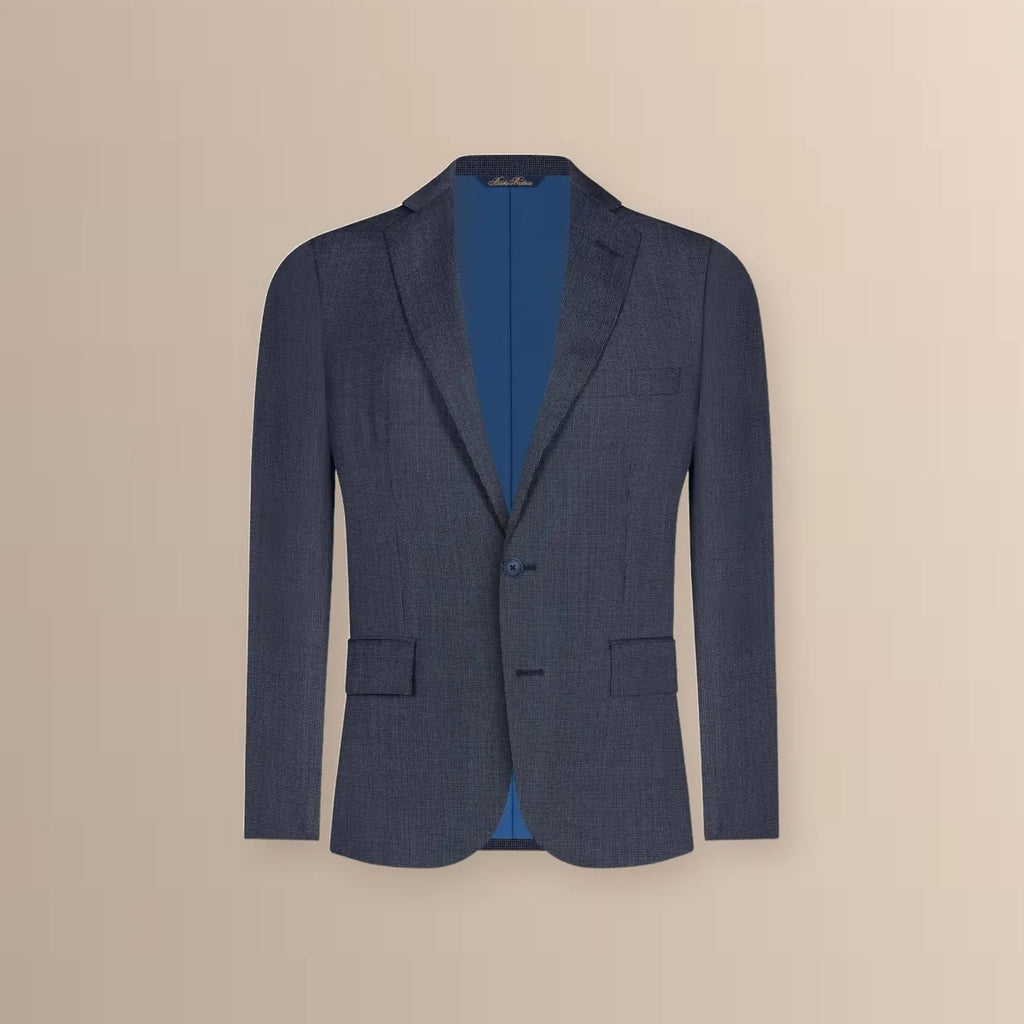 Vestido Classic Fit Azul Oscuro Brooks Brothers VE04281 - Ghost mannequin frente blazer