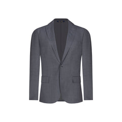 Vestido Color Gris 100% Lana Tejido Twill Hilos Super 120'S Classic Fit VE04283