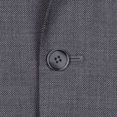 Vestido Color Gris 100% Lana Tejido Twill Hilos Super 120'S Classic Fit VE04283