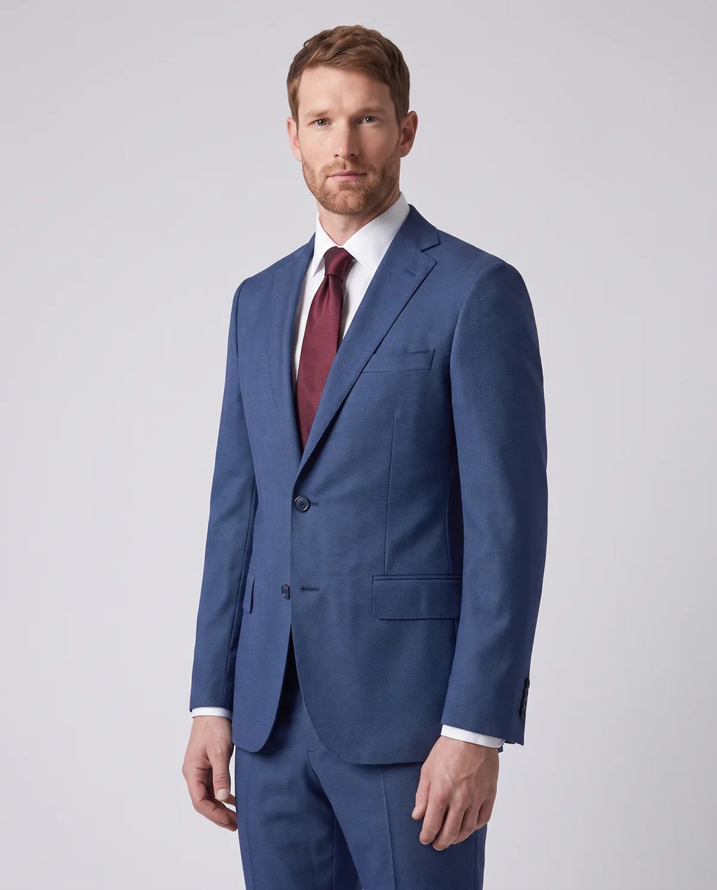 Vestido Classic Fit Brooks Brothers VE04283 - Azul Medio - Modelo cuerpo completo