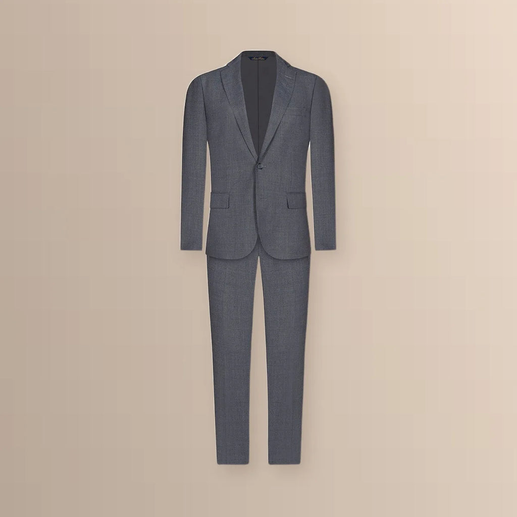 Vestido Classic Fit Brooks Brothers VE04283 - Gris Claro - Ghost mannequin cuerpo completo