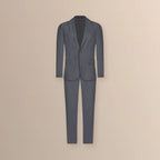 Vestido Classic Fit Brooks Brothers VE04283 - Gris Claro - Ghost mannequin cuerpo completo
