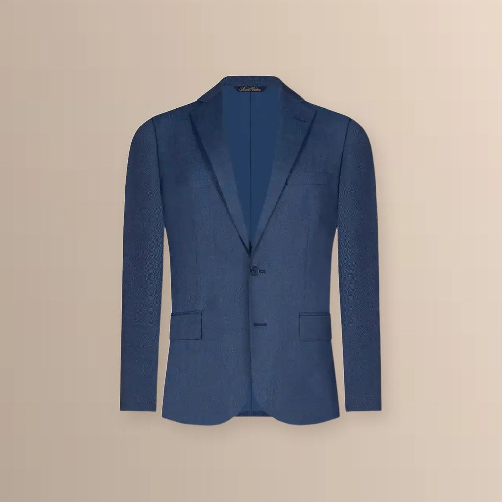 Vestido Classic Fit Brooks Brothers VE04283 - Azul Medio - Ghost mannequin frente blazer